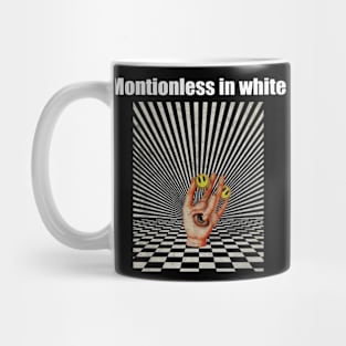 Illuminati Hand Of Montionless in white Mug